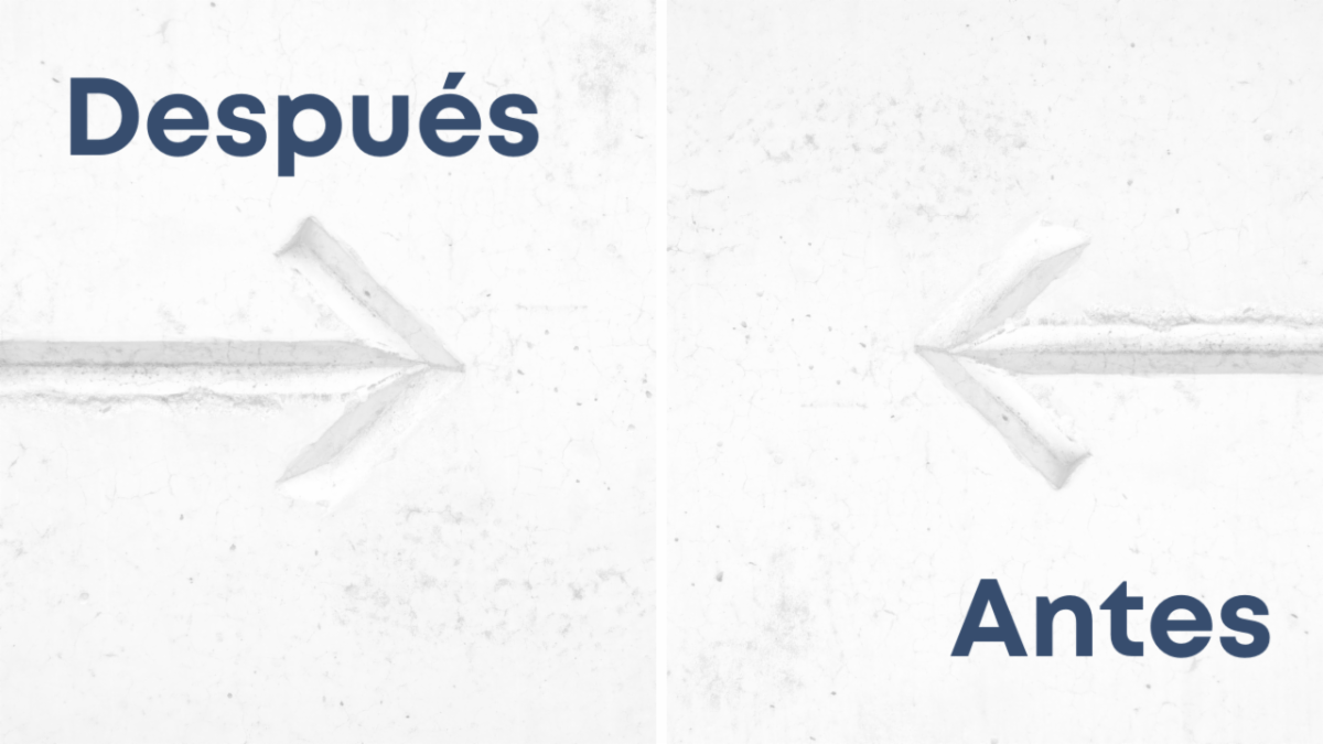 Despues antes
