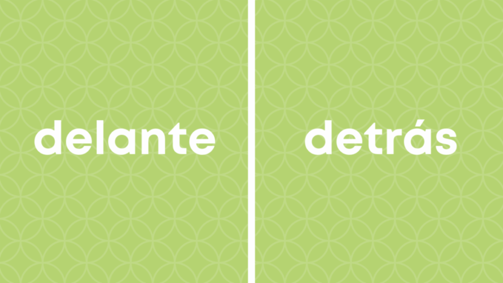 delante detras