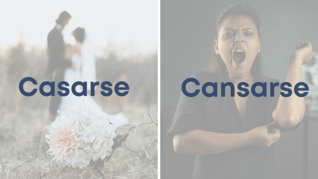 Casarse vs Cansarse