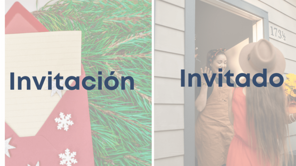 invitacion vs invitado