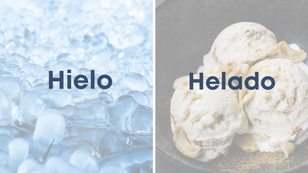 Hielo y helado