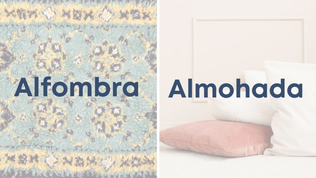 afombra y almohada