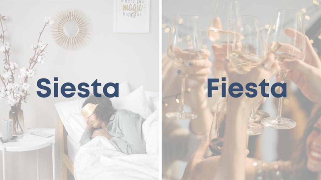 siesta y fiesta