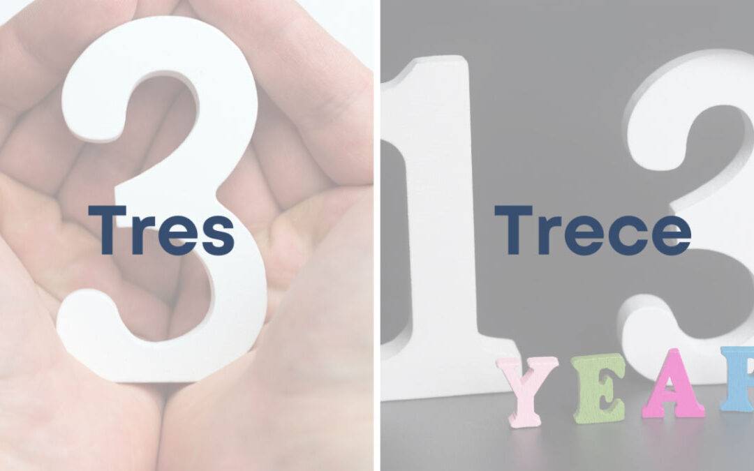 Weekly Word Challenge – Tres Y Trece