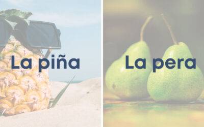 Weekly Word Challenge – Piña y pera