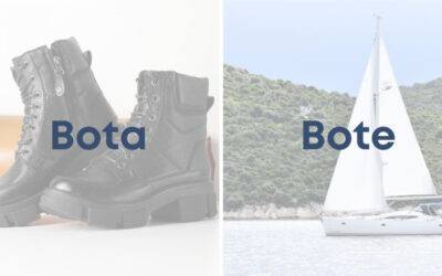 Weekly Word Challenge – Bota y bote