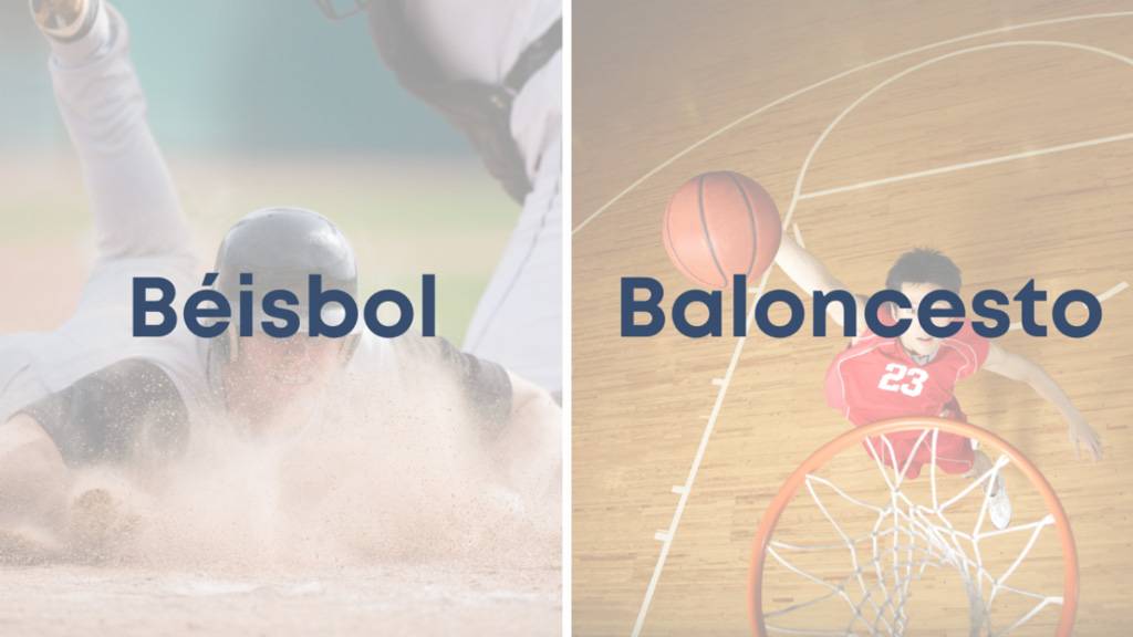 Weekly Word Challenge – beisbol y baloncesto