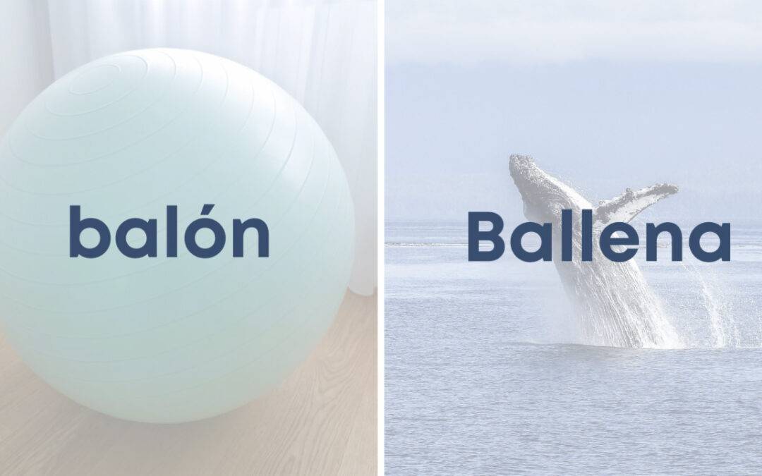 Weekly Word Challenge Balon y Ballena
