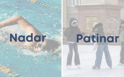 Weekly Word Challenge – Nadar y Patinar